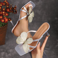 Elegant Butterfly Women's High Heel Sandals