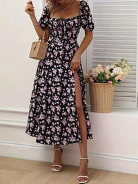 Robe à fines bretelles bicolore