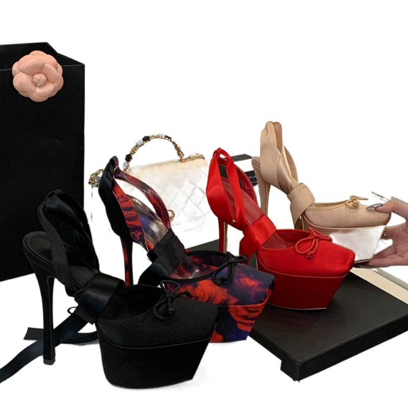 Sandales à talons style ballerine, Preencess