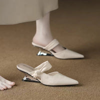 Womens Slip On Wedge Sandals