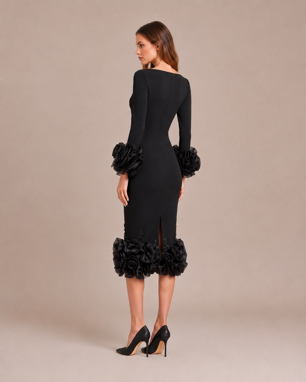 Robe Longue de Soirée Noire, Preencess