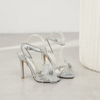 Stiletto high-heeled sandals