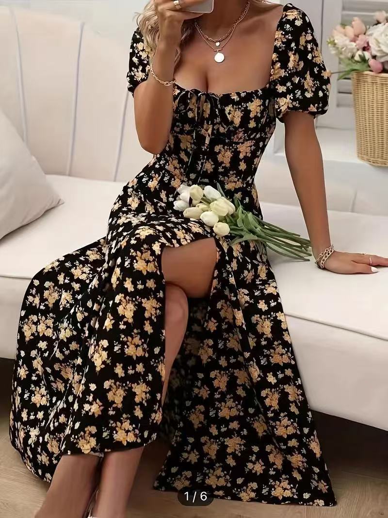 Robe à fines bretelles bicolore