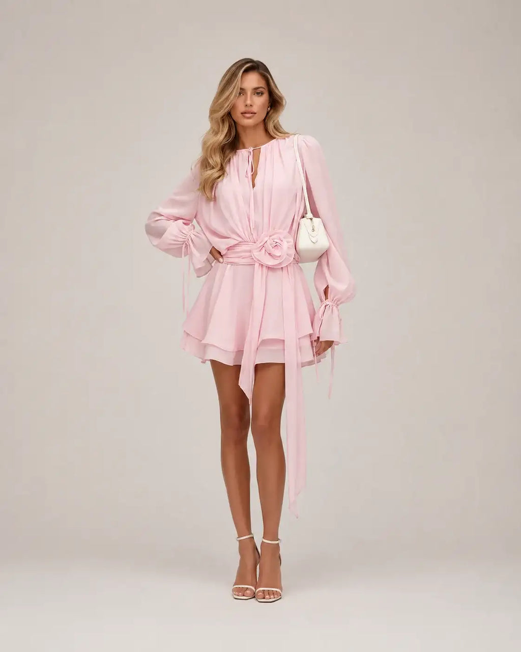 Robe Mini Fleurie en Mousseline, Preencess