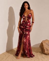 Robe Longue Fluide à Fines Bretelles, Preencess