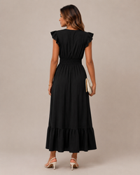 Robe d'été à manches courtes