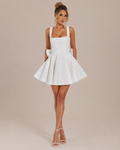 Robe Midi de Soirée à Nœud, Preencess