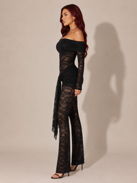 Combinaison noire chic