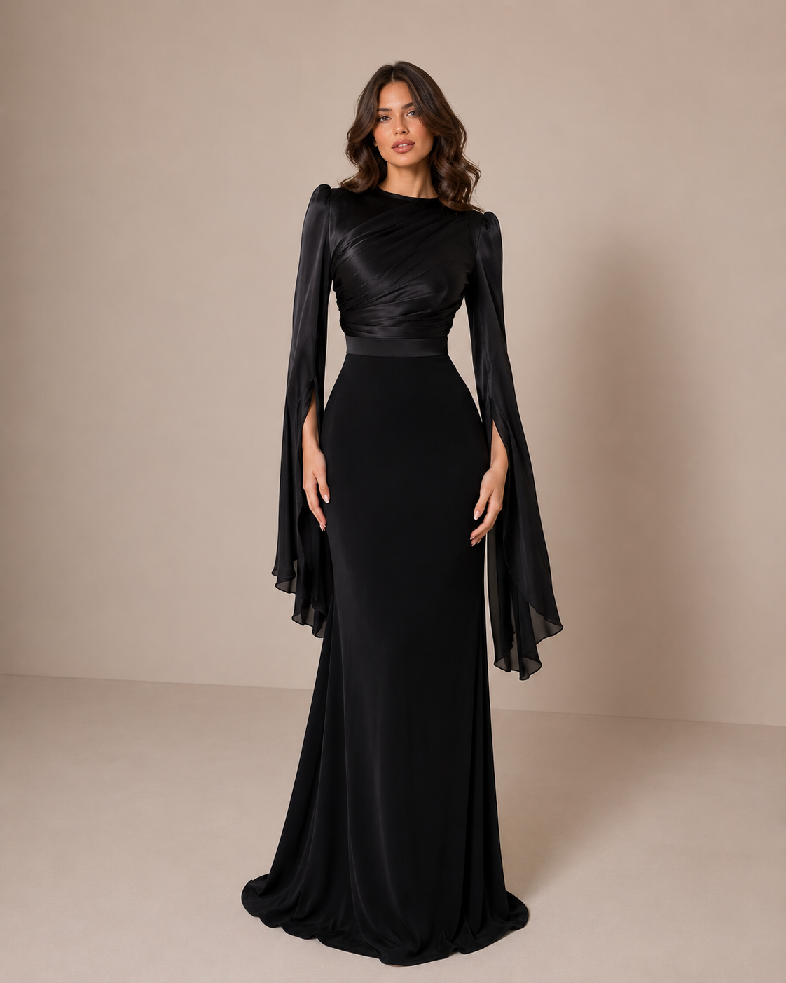 Robe Longue Moulante Ajustée, Preencess