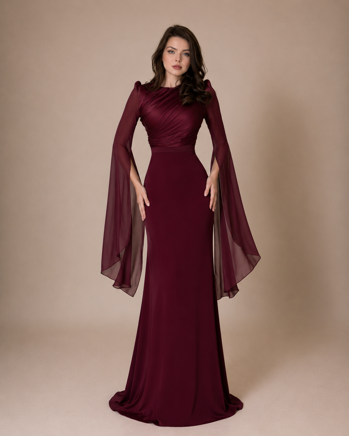 Robe Longue Moulante Ajustée, Preencess