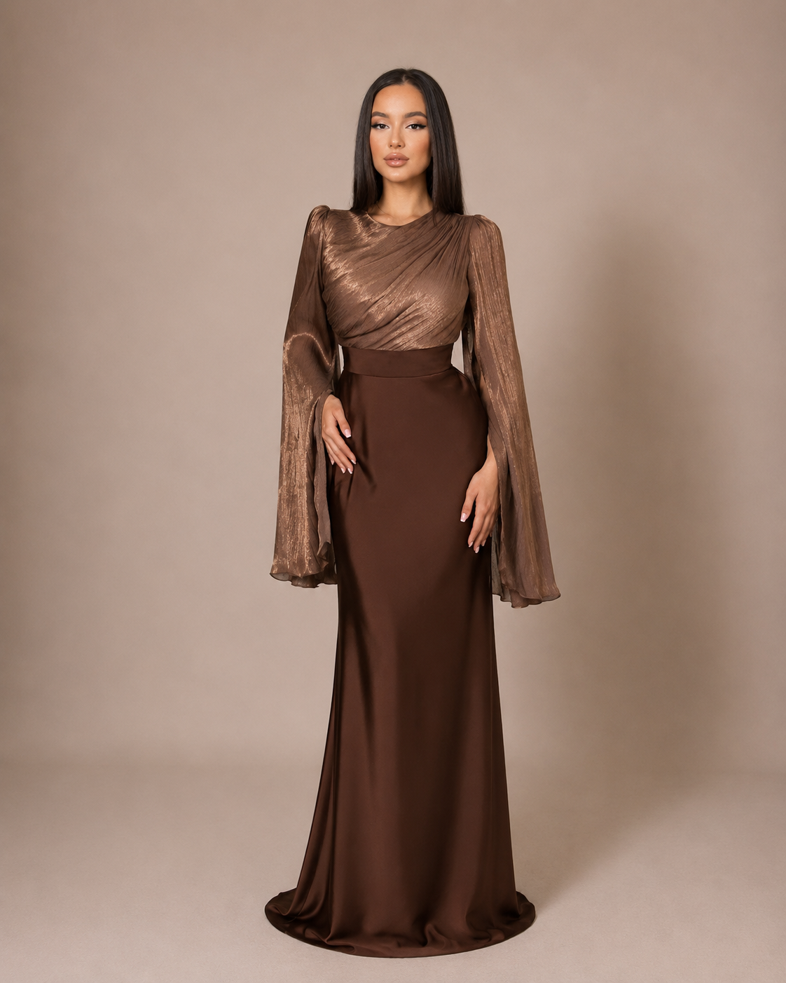 Robe Longue Moulante Ajustée, Preencess