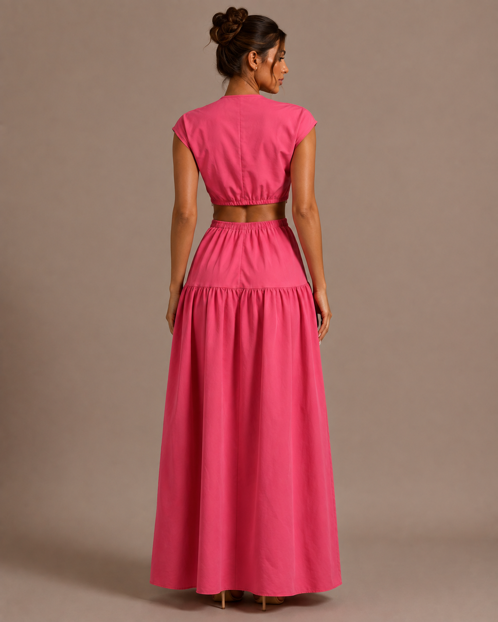 Robe Midi d'Été Sans Manches, Preencess
