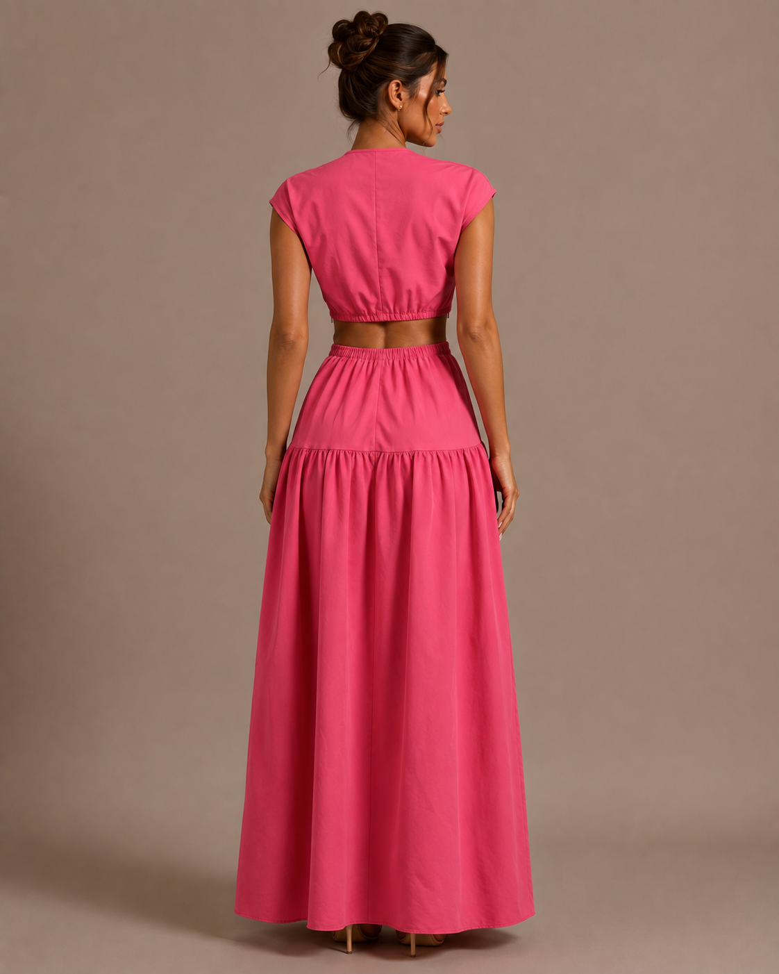 Robe Midi d'Été Sans Manches, Preencess