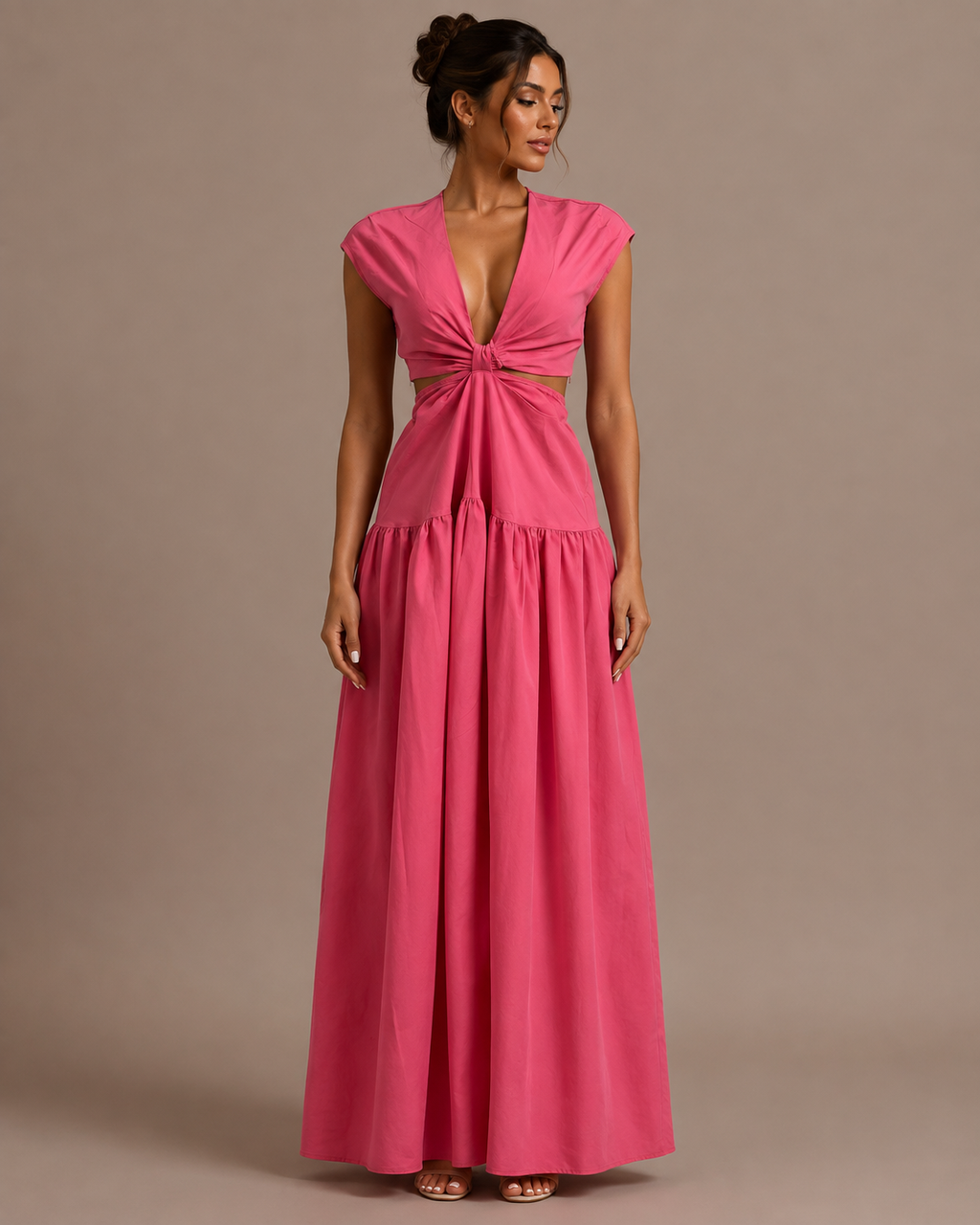 Robe Midi d'Été Sans Manches, Preencess