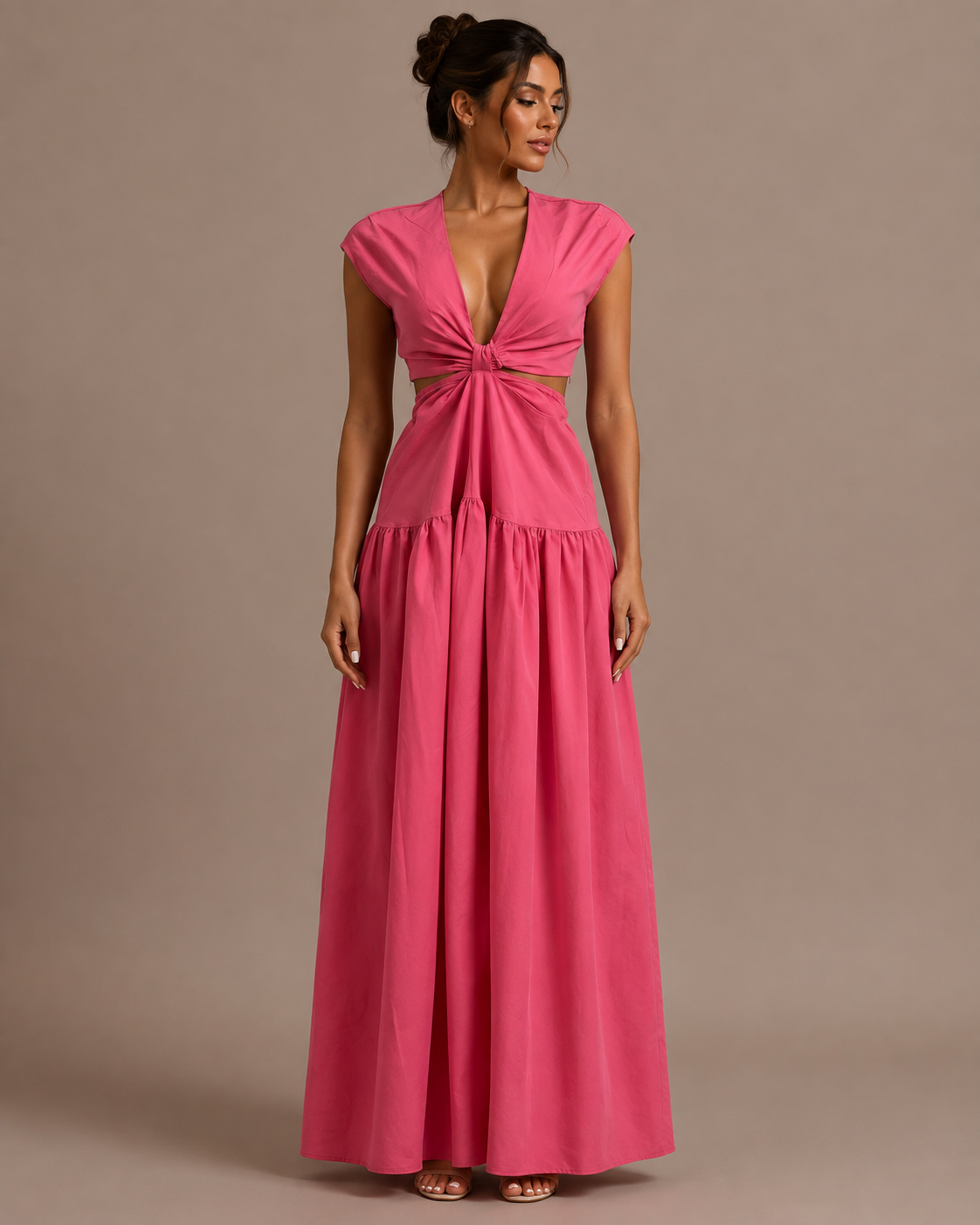 Robe Midi d'Été Sans Manches, Preencess