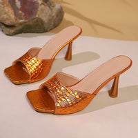 Mules à talons