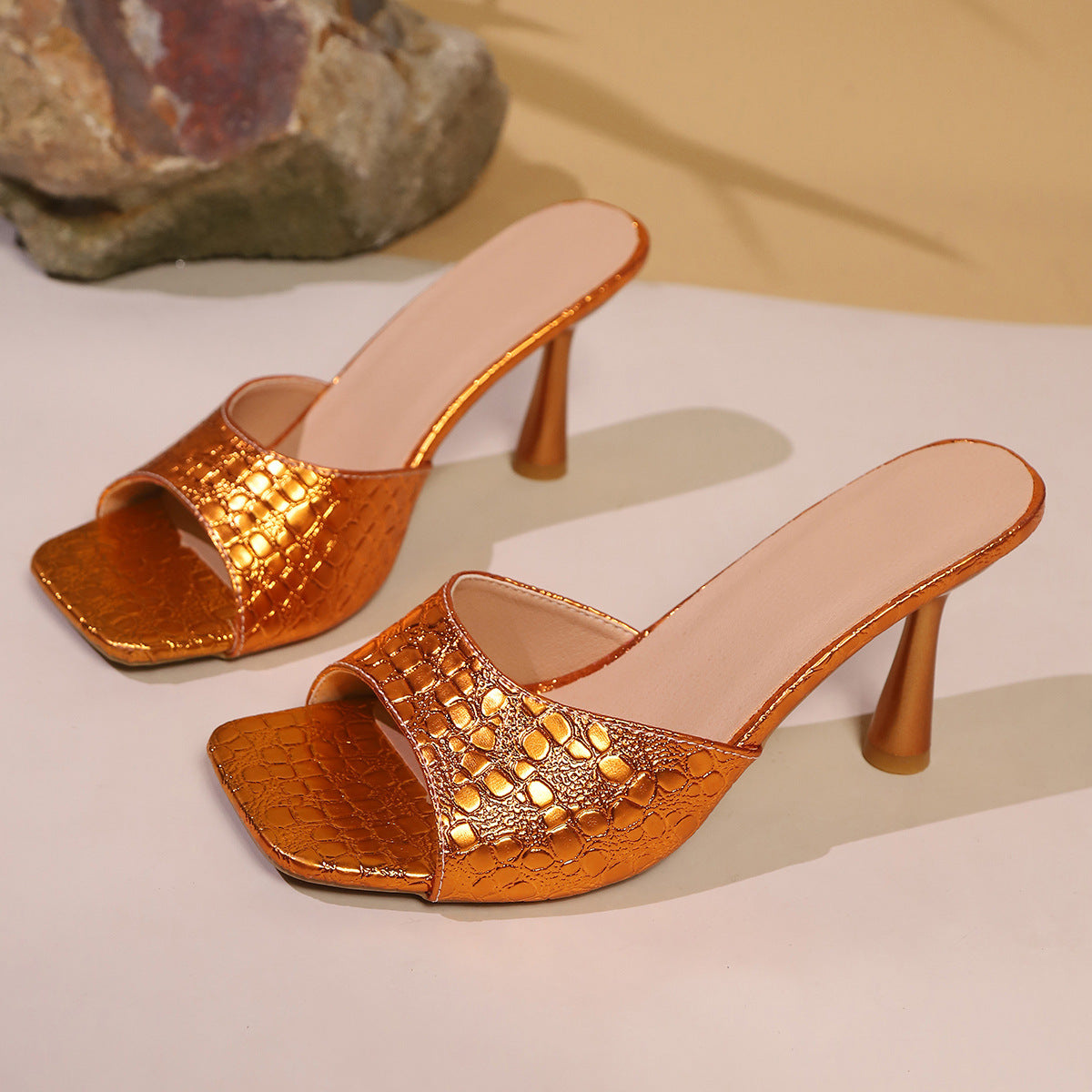 Mules à talons