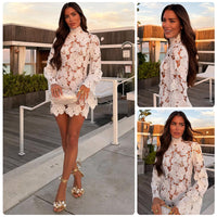 Robe en dentelle taille haute, Preencess