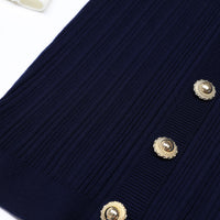 Robe en maille à manches évasées
