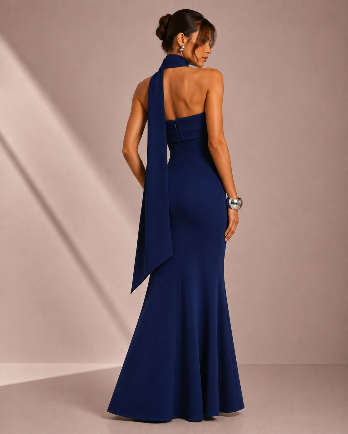 Robe Longue Bustier Taille Haute à Jupe Sirène, Preencess