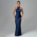 Robe Longue d'Été Dos Nu Sans Manches, Preencess
